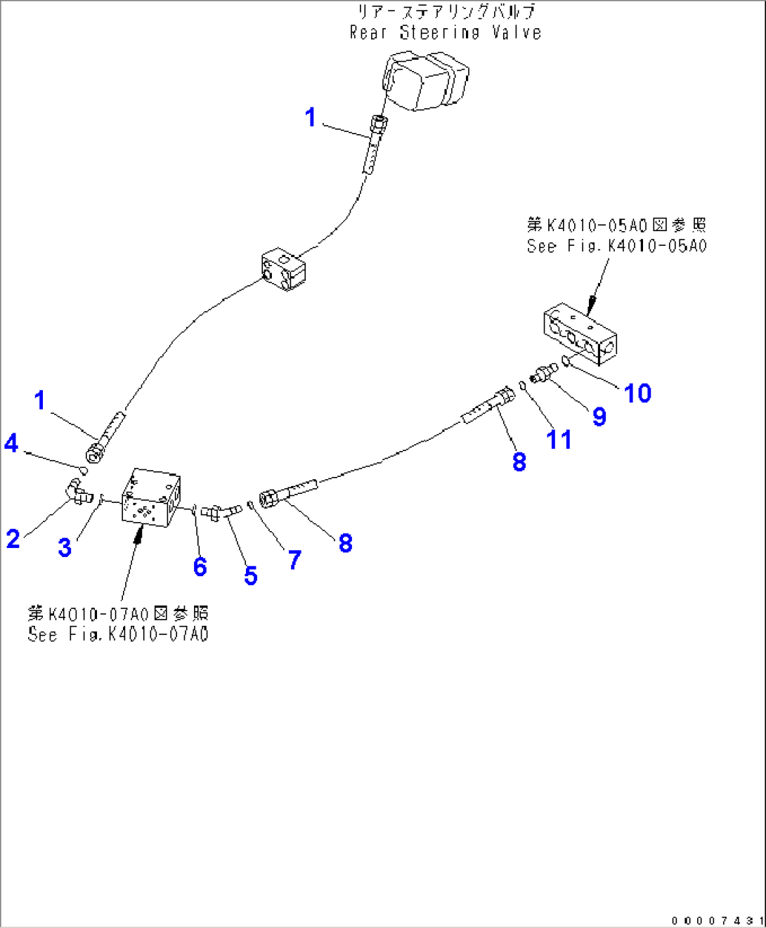 FLOOR (STEERING VALVE PIPING 8/8)