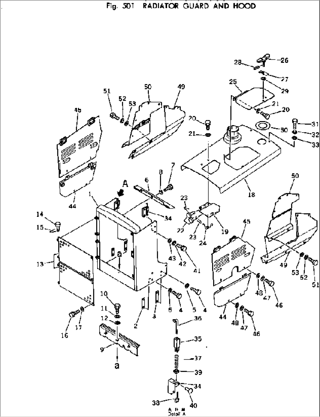 RADIATOR GUARD AND HOOD