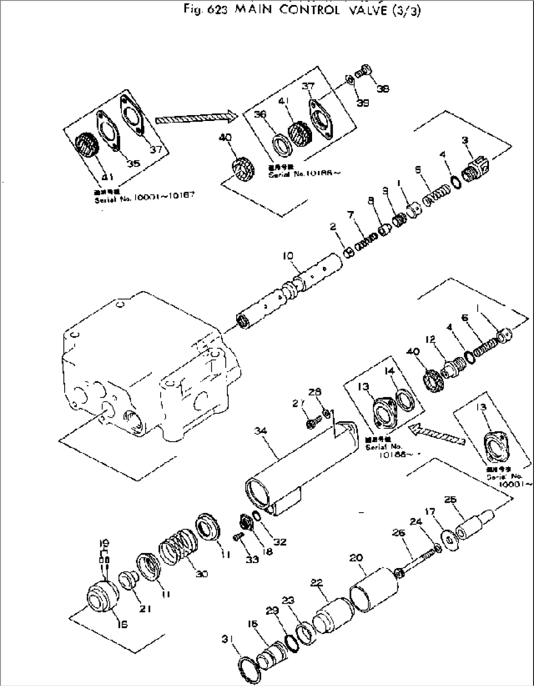 MAIN CONTROL VALVE (3/3)