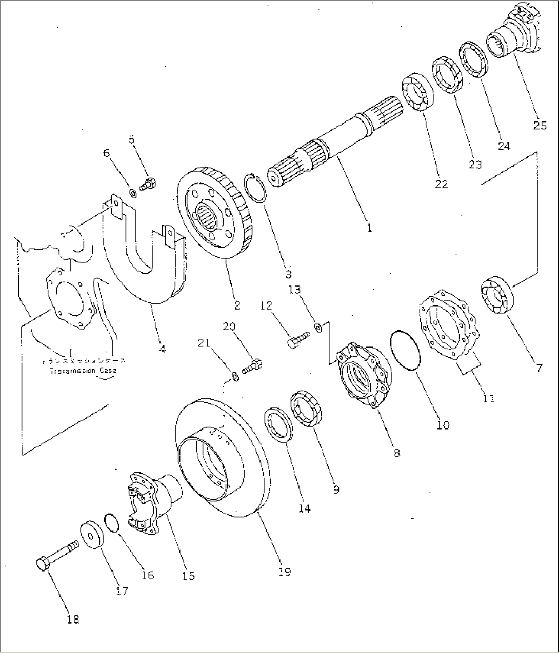 OUTPUT SHAFT (TBG/ABE SPEC.)