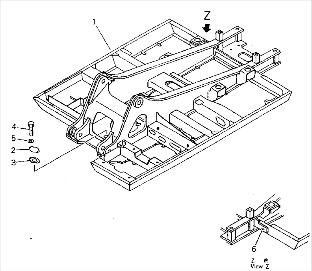 REVOLVING FRAME (WITH COUNTER WEIGHT REMOVER)(#20603-)