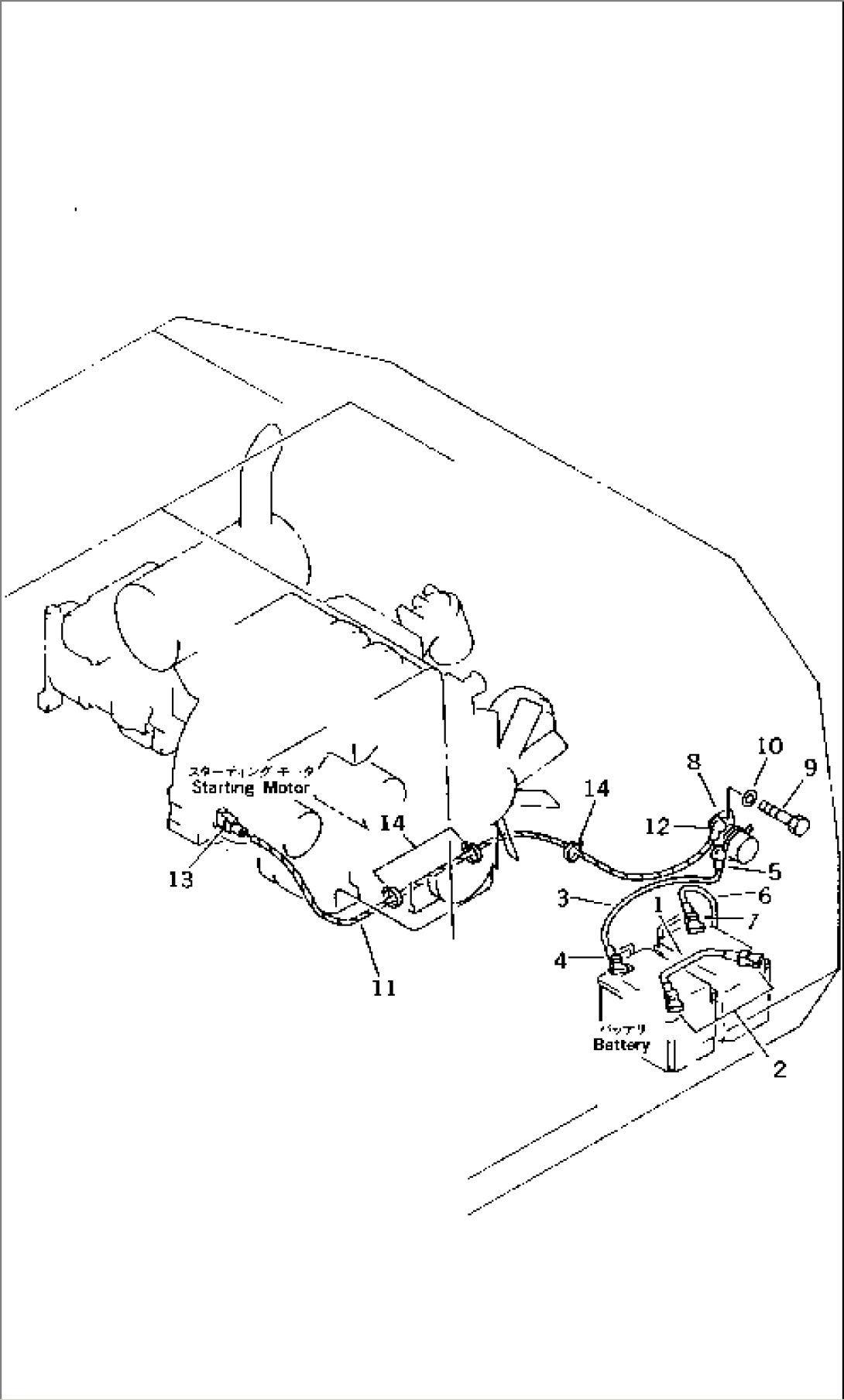 ELECTRICAL SYSTEM (BATTERY AND STARTING MOTOR LINE)