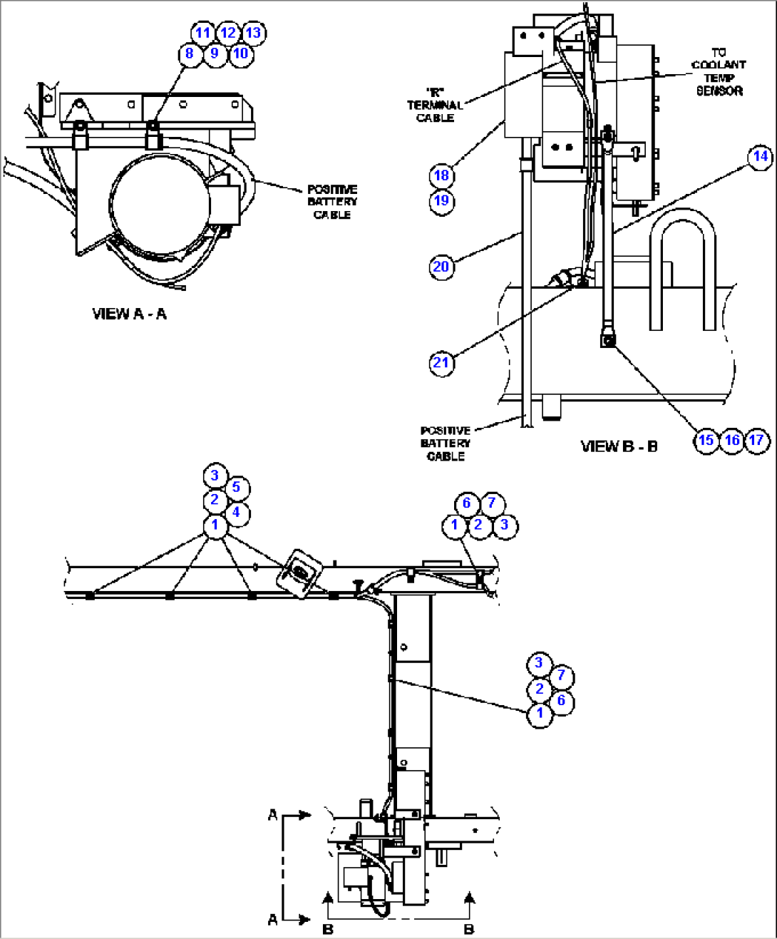 ENGINE WIRING L.H. - ALTERNATOR