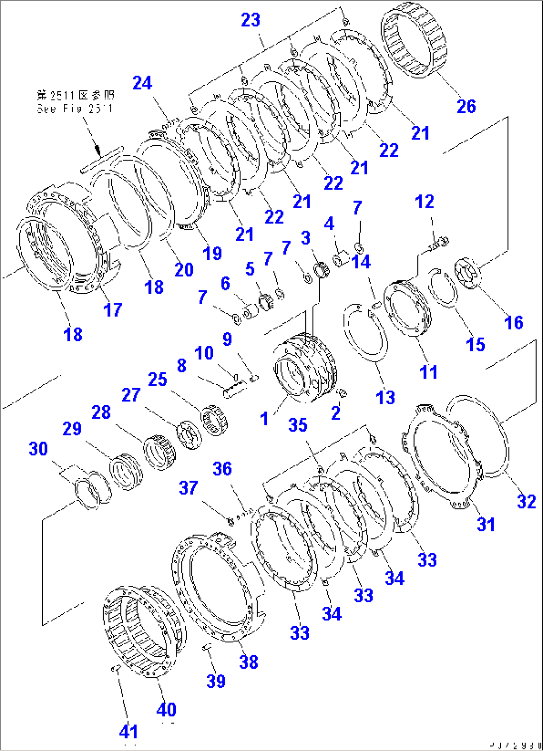 TRANSMISSION (5/10) (FORWARD AND 4TH CLUTCH)