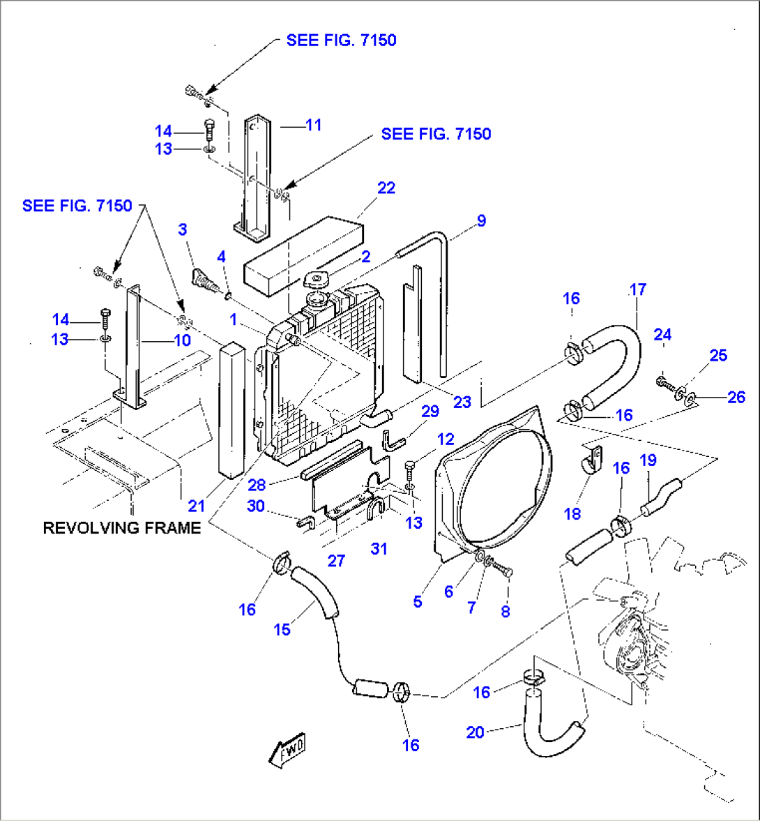 RADIATOR AND PIPING