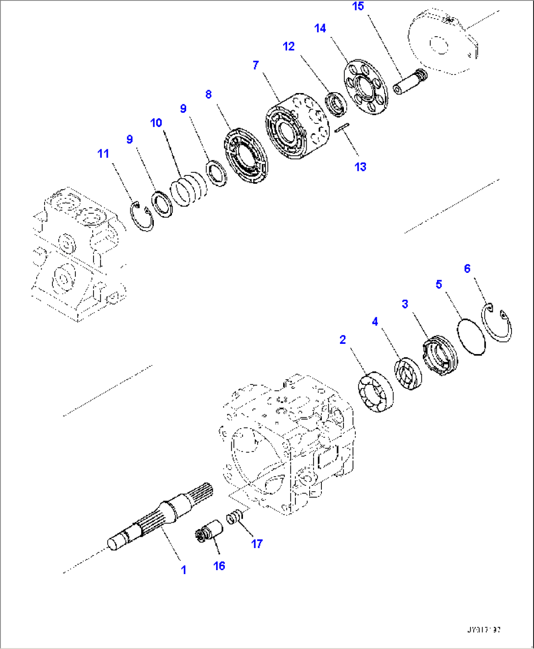 Torque Converter and Transmission, Radiator Fan Pump (2/4) (#50001-)