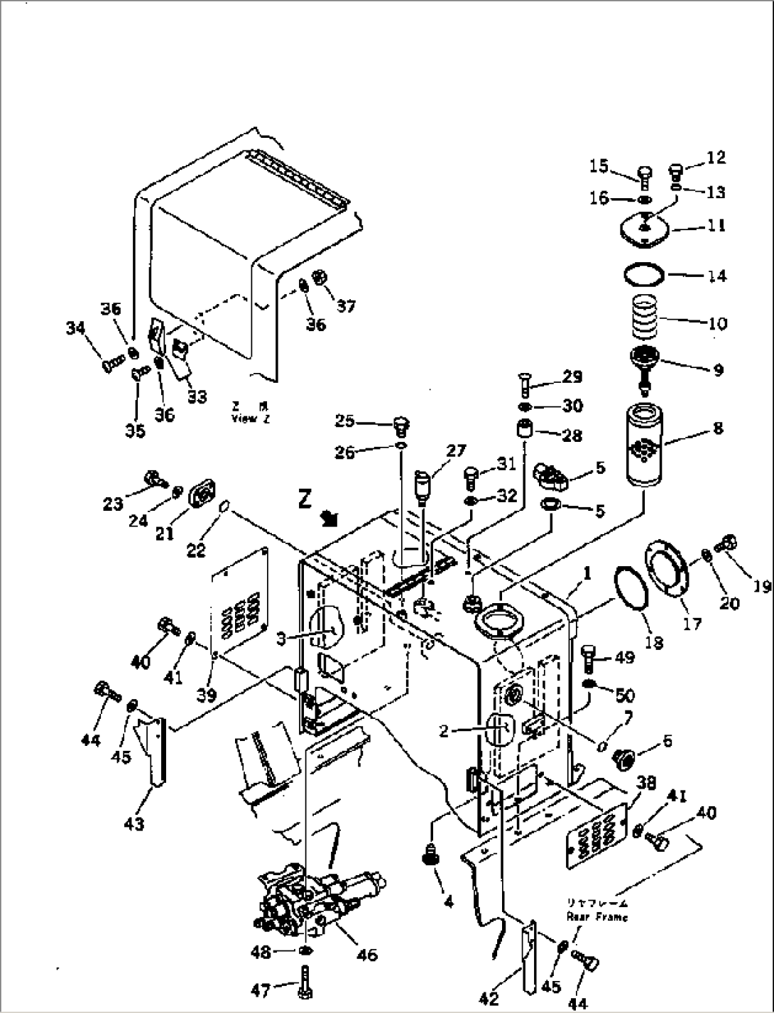 HYDRAULIC TANK (NOISE SUPPRESSION FOR EC)