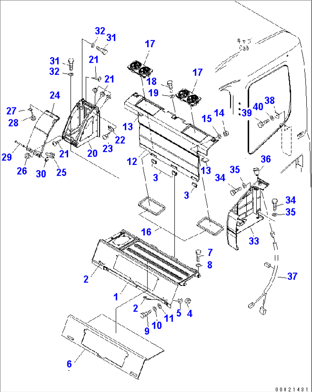 SEAT REAR COVER (WITH BIG WIND AIR CONDITIONER AND 12V POWER SOURCE) (1/2)