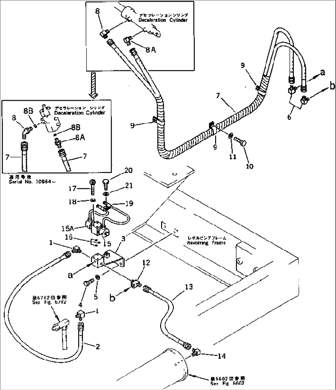 AUTO DECELERATION CYLINDER PIPING (WITH AUTO DECELERATION)