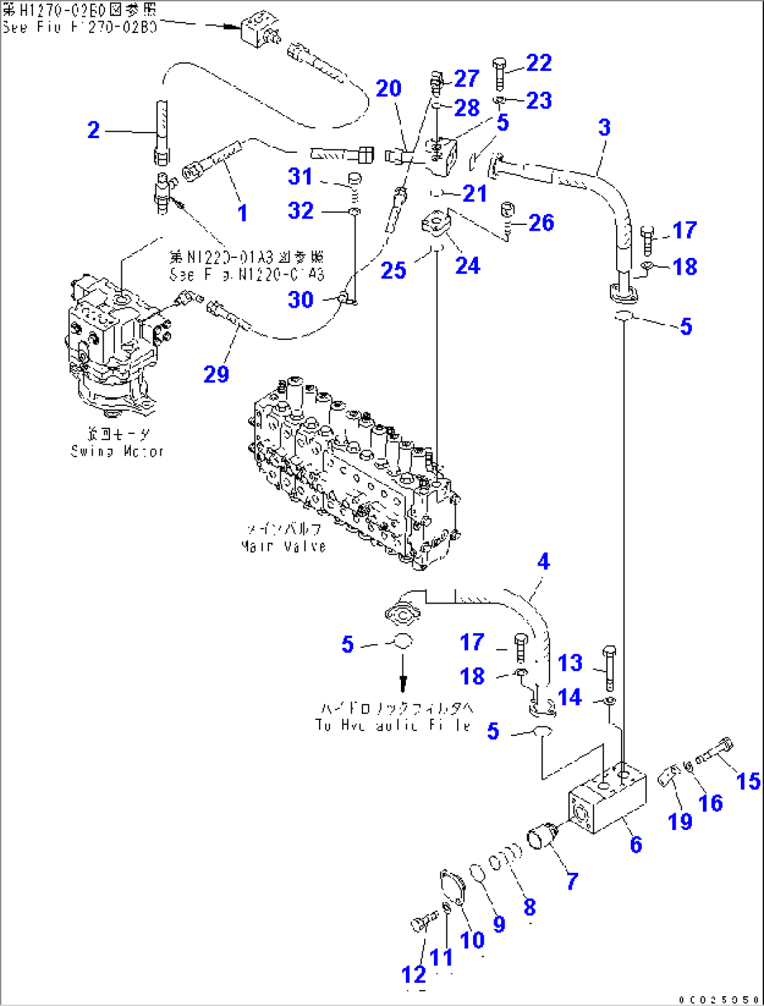 RETURN LINES (FOR PIPE LOOPER)(#32933-)