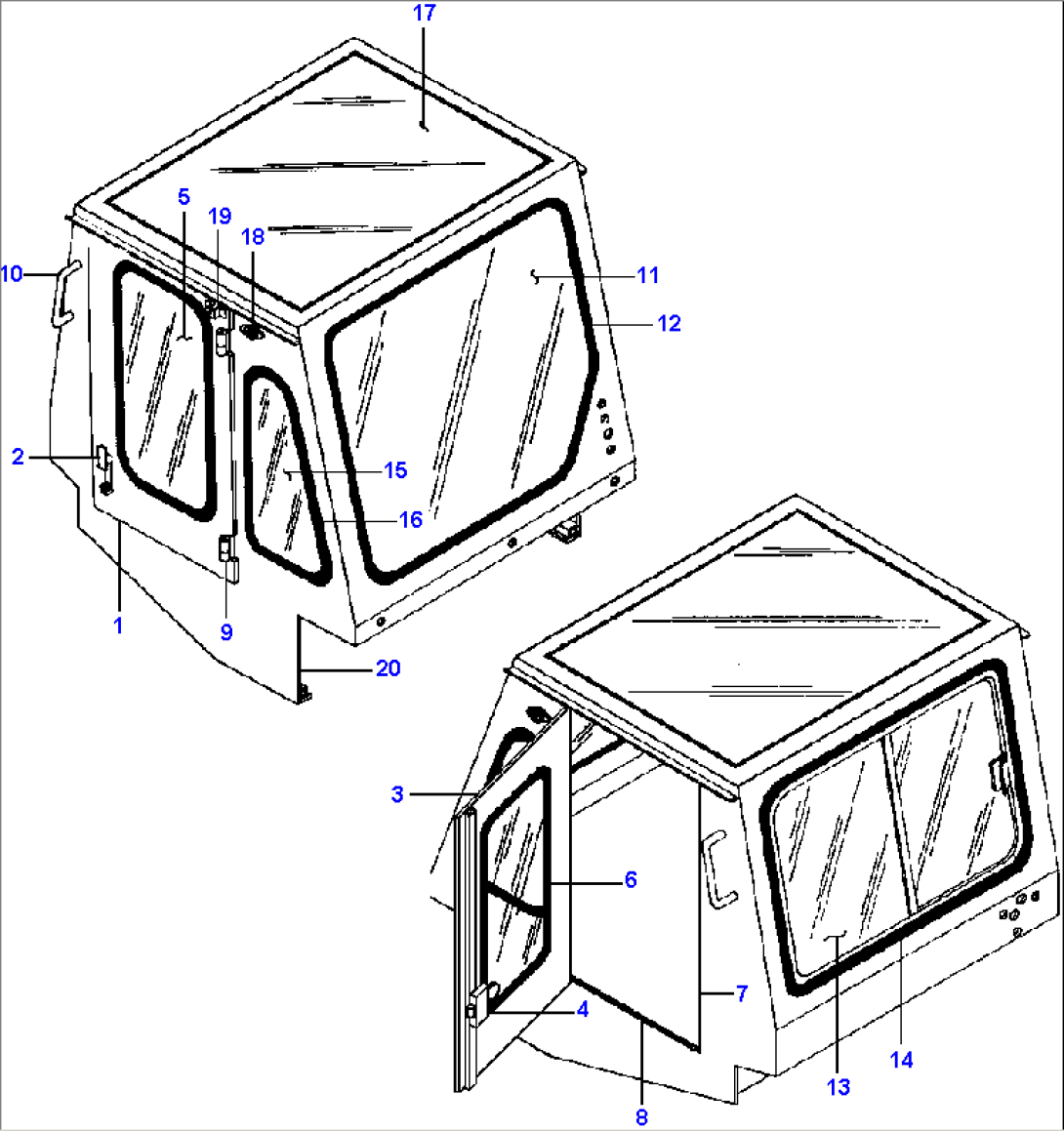 ENCLOSED CAB 150FA