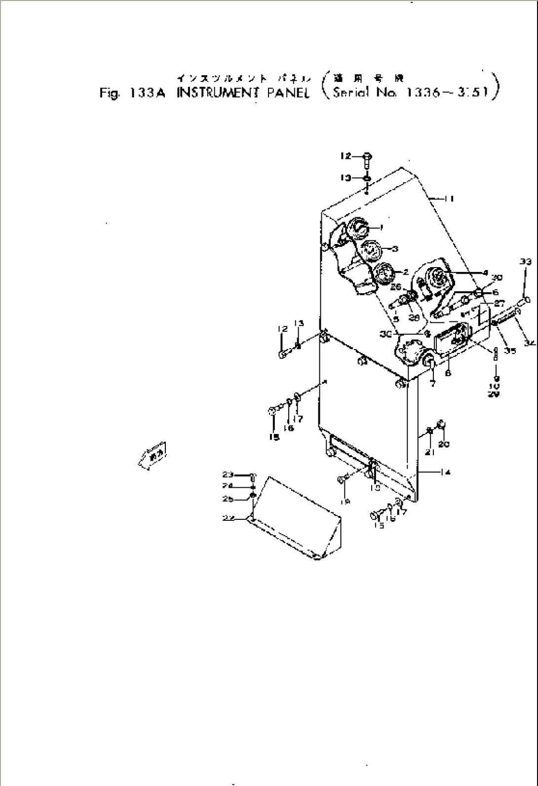 INSTRUMENT PANEL(#1336-1499)