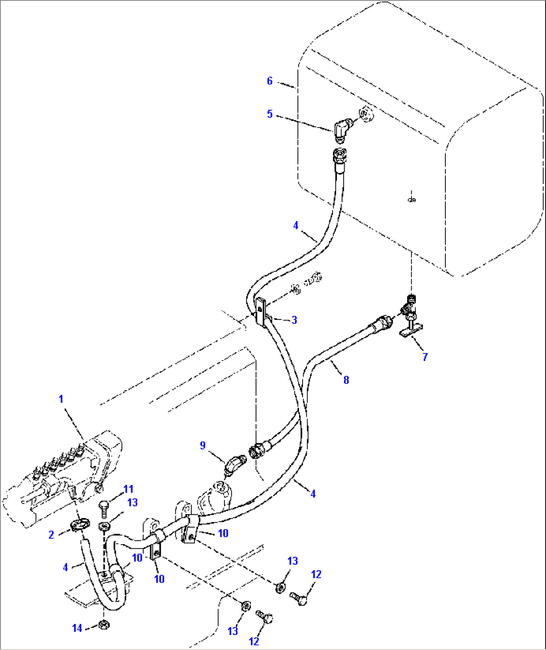 FIG. D5100-01A3 FUEL LINES