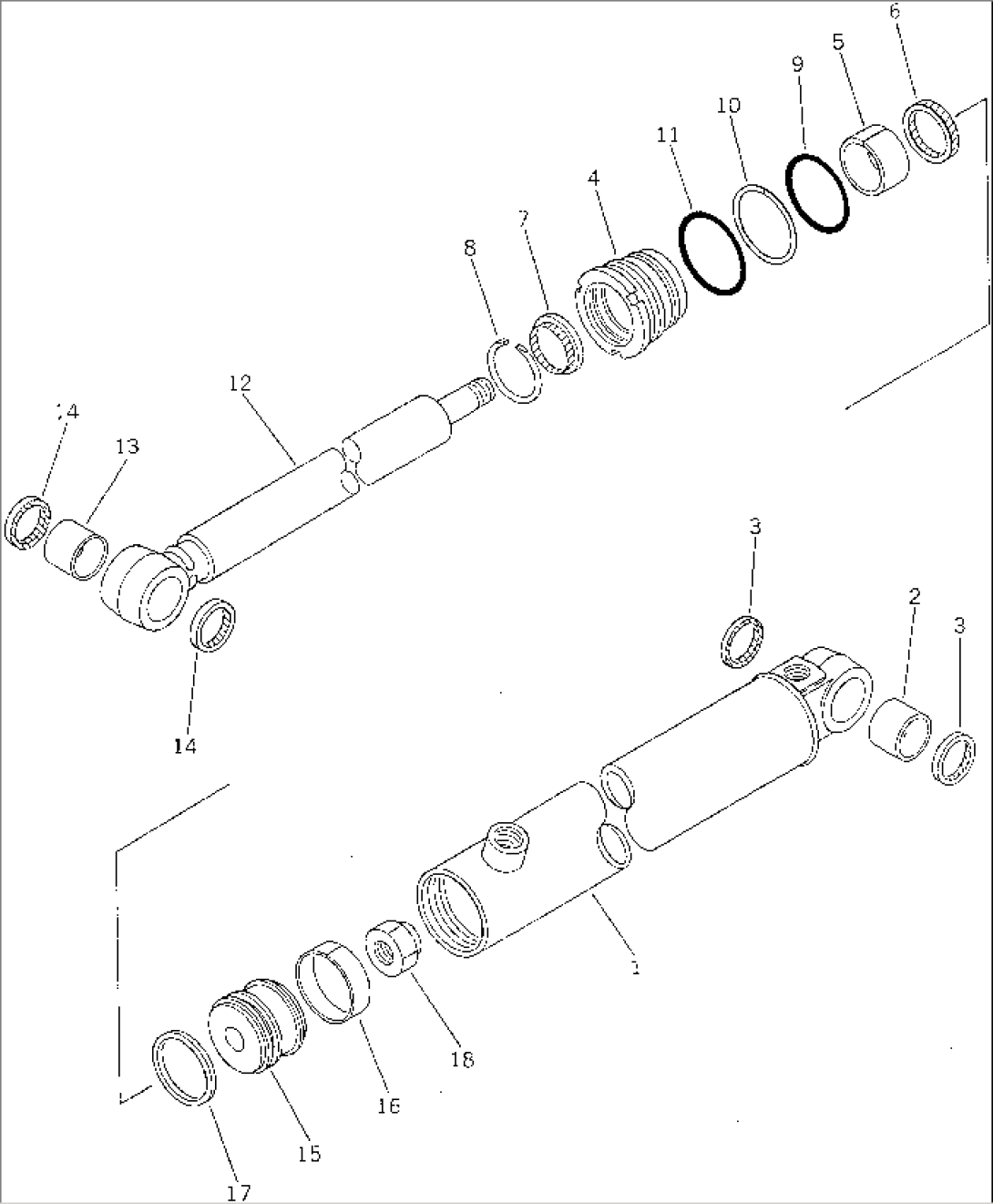 BLADE SIDE SHIFT CYLINDER