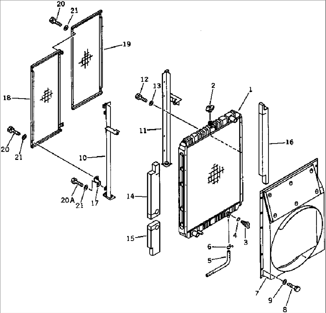RADIATOR (LARGE CAPACITY)(#45001-51129)
