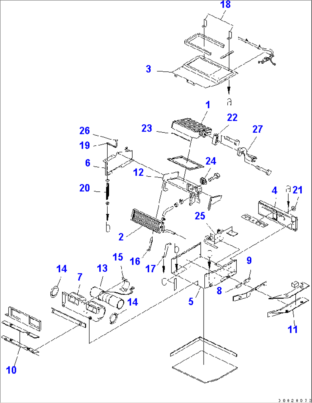 AIR CONDITIONER UNIT (INNER PARTS) (2/3)