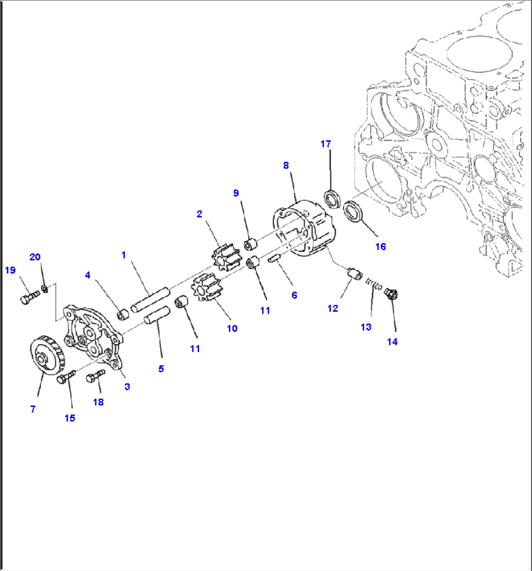 A3010-001001 ENGINE OIL PUMP