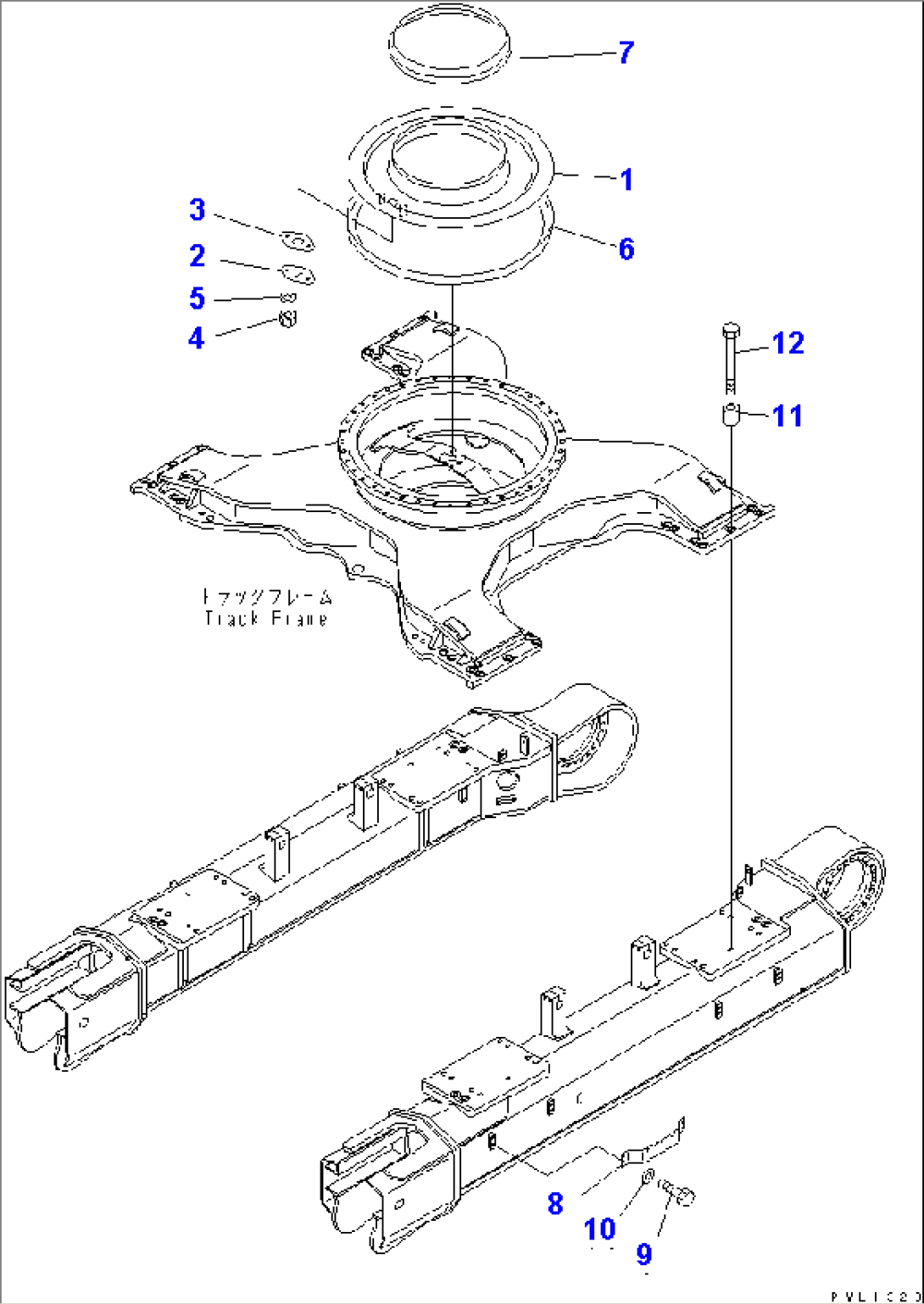 TRACK FRAME (VARIABLE GAUGE)(#32250-)