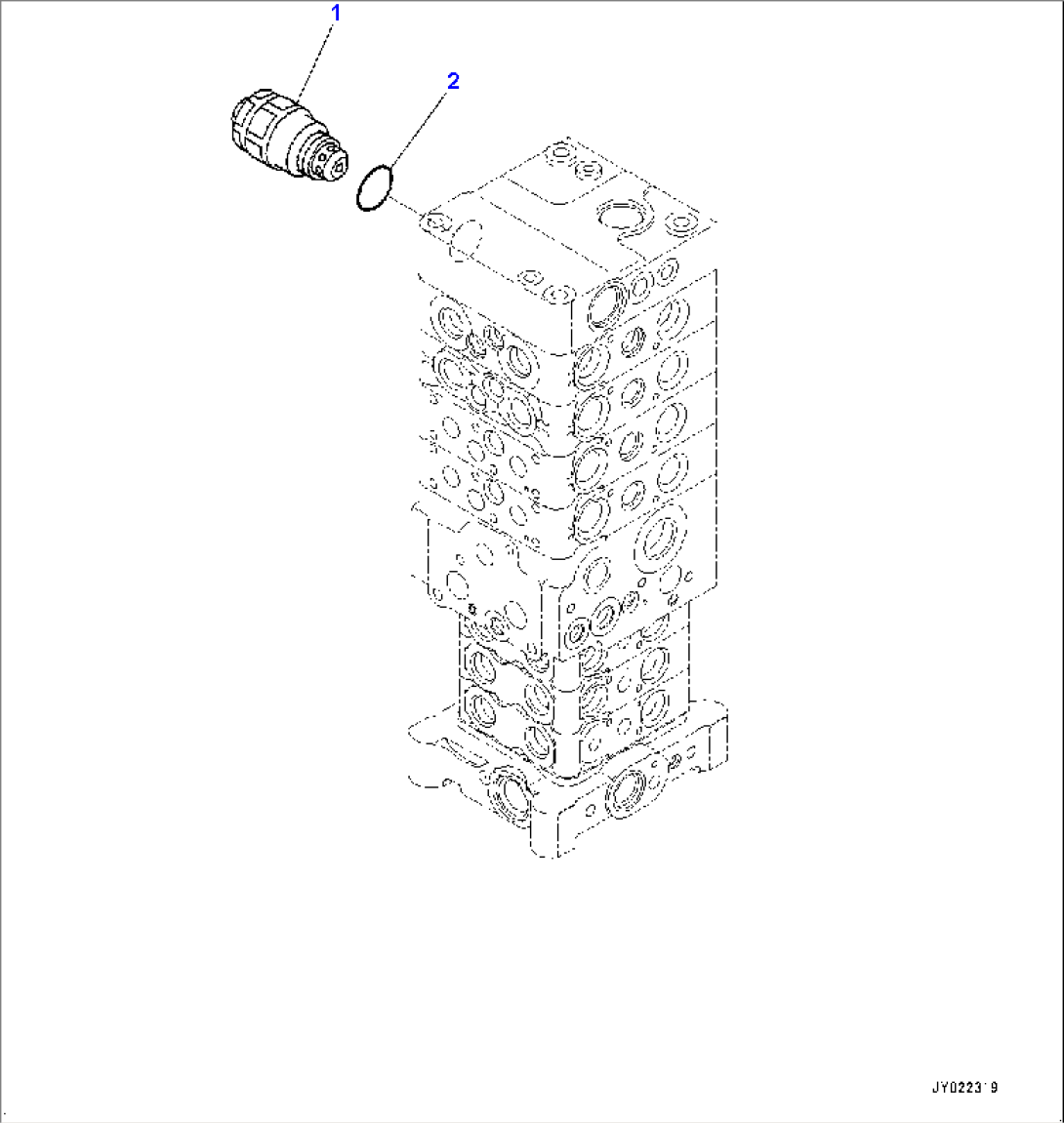 Control Valve, Inner Parts (15/29) (#30001-)