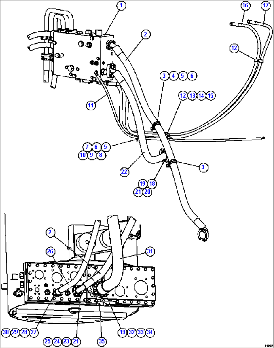 STEERING SYSTEM PIPING 2/2