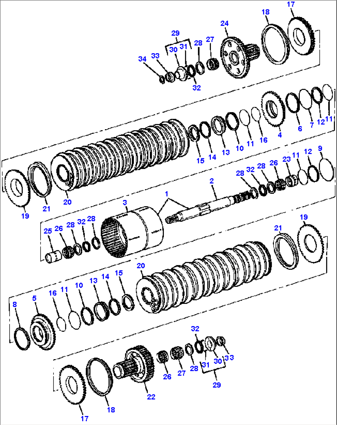 TRANSMISSION FORWARD AND REVERSE CLUTCH