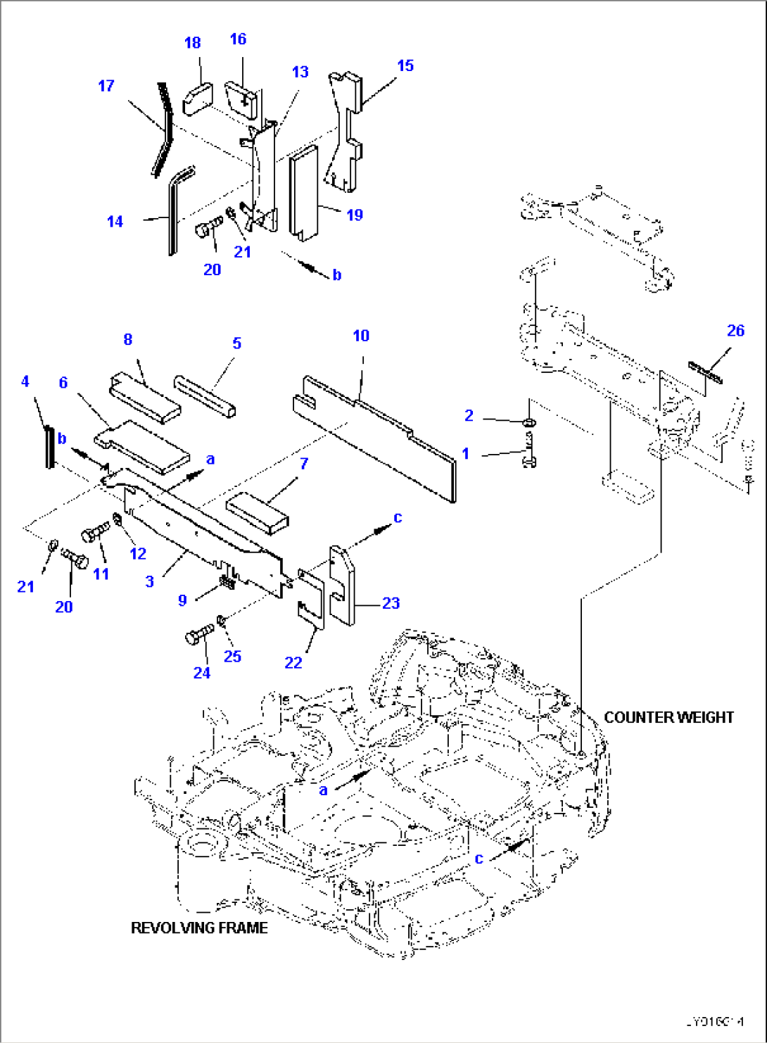 HOOD, FOR CAB, BRACKET, PHOCOMEX