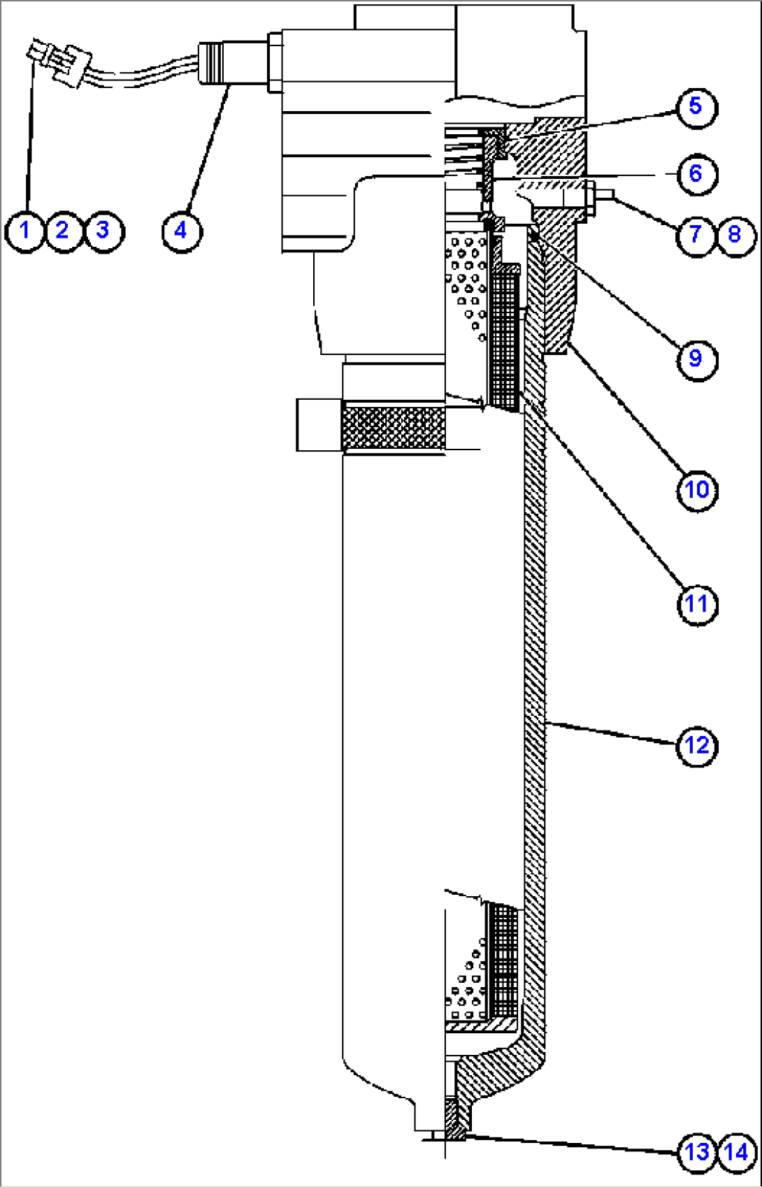 HYDRAULIC FILTER ASSEMBLY (STEERING) (EH1242)