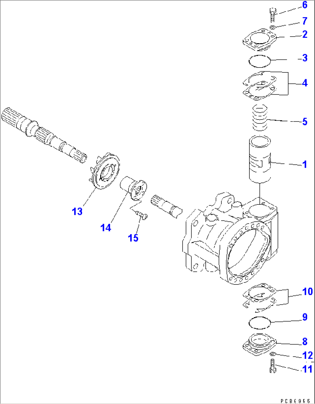 MAIN PUMP (6/9) (NO.2 PUMP)