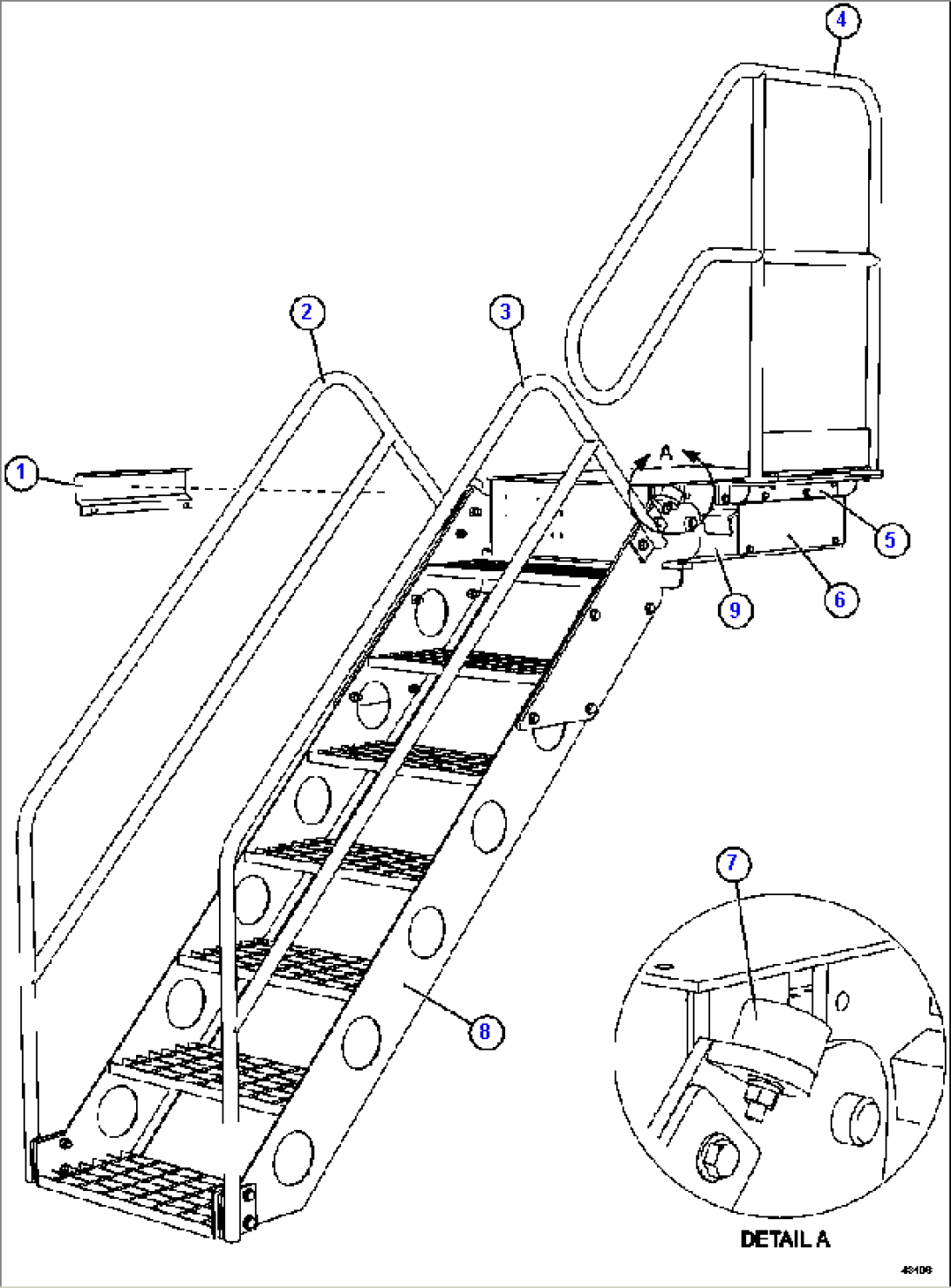 LADDER ASSEMBLY 1/2 XA5018