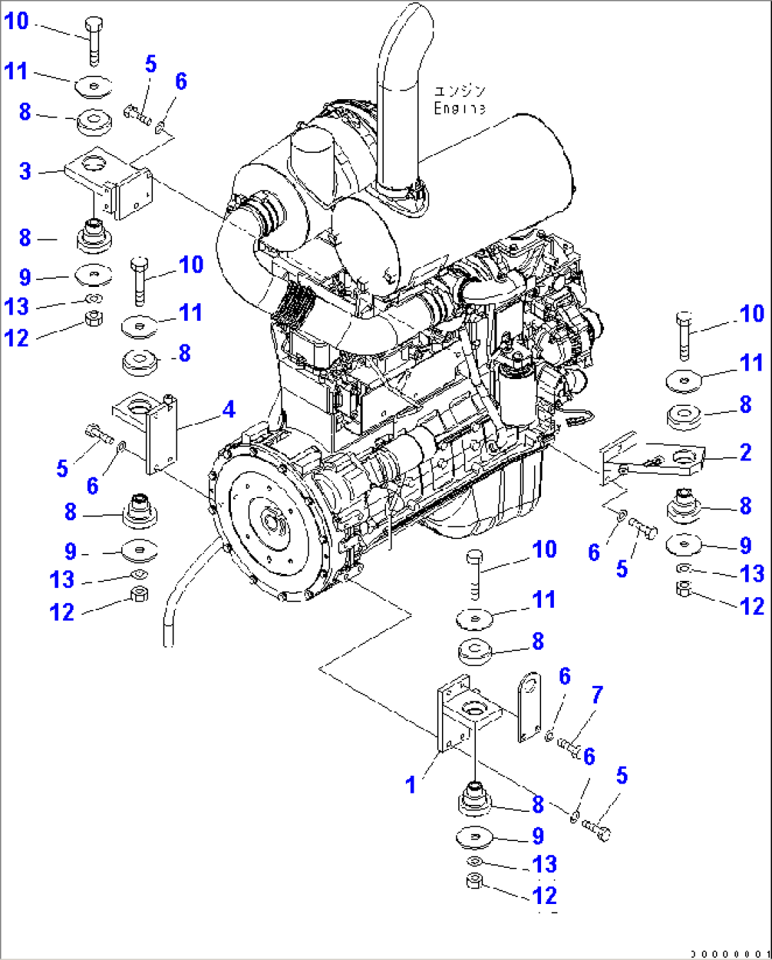 ENGINE MOUNTING
