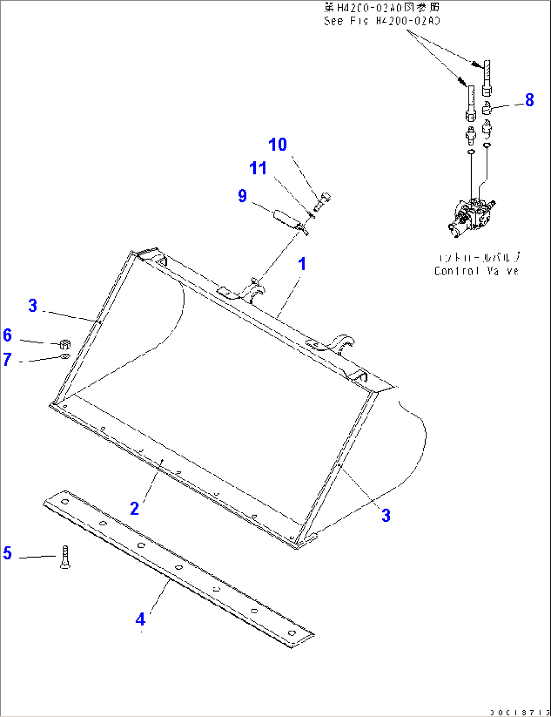 BUCKET¤ 0.9M3 (FOR ONE TOUCH MULTI COUPLER)