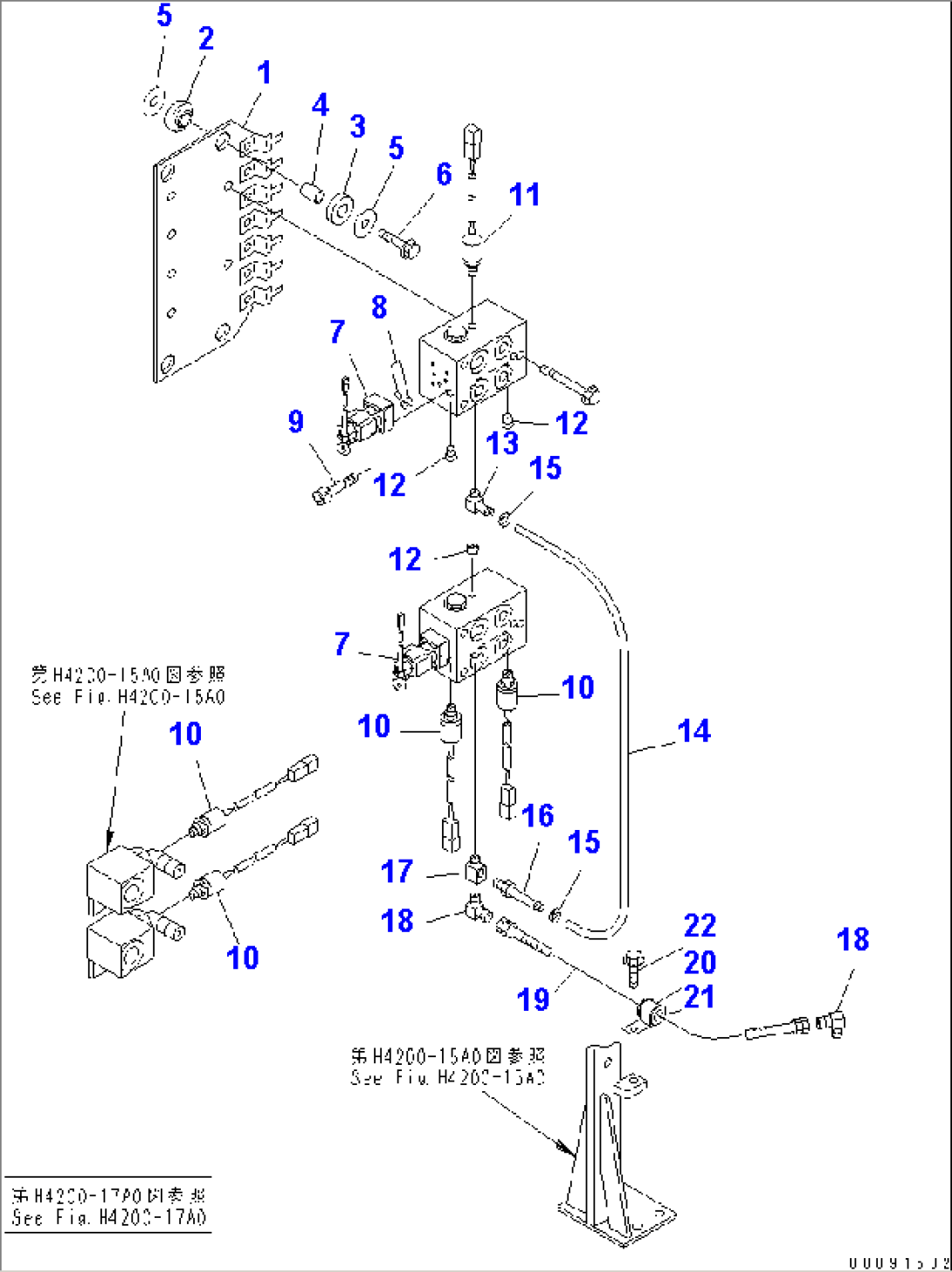 OPERATOR AREA (PPC VALVE LINE) (REAR)(#50079-)