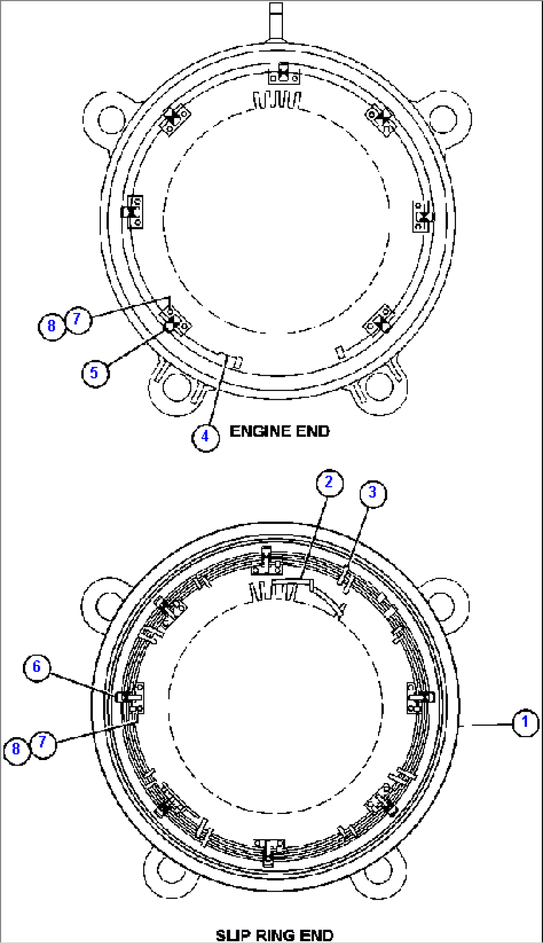 ALTERNATOR - STATOR ASSEMBLY (GE1166)