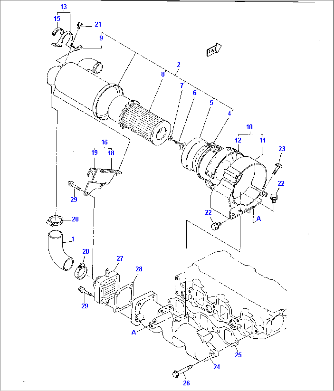 SUCTION MANIFOLD - AIR CLEANER