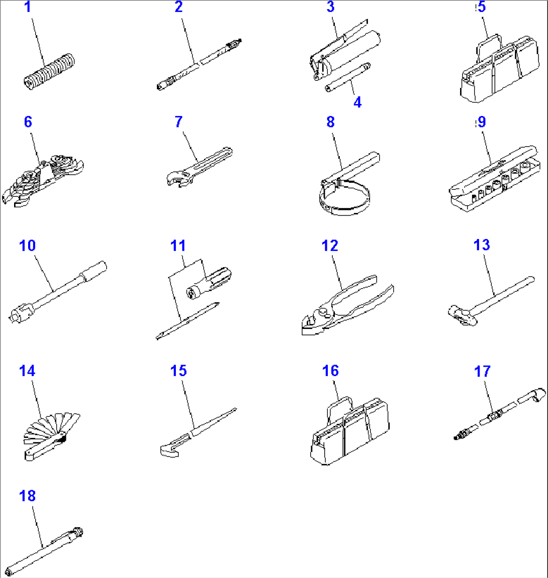 GENERAL TOOL (1/2)(#2001-)