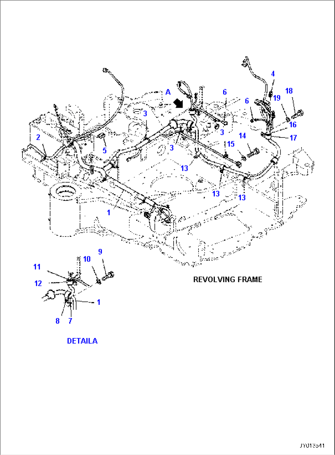 ELECTRIC WIRING, FOR PROPORTIONAL CONTROL LEVER, (1/2)