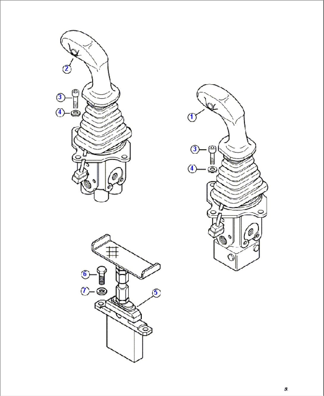 H3032-1A00 PILOT VALVES - W/O PATTERN CHANGE CONTROLS