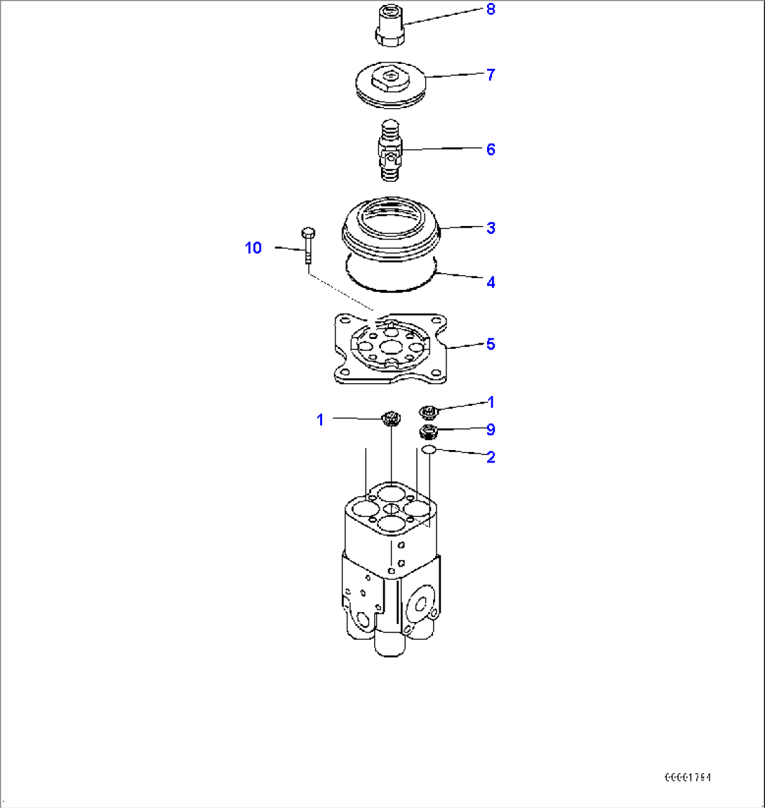 Floor Frame, Pilot Valve (1/2) (#20003-)