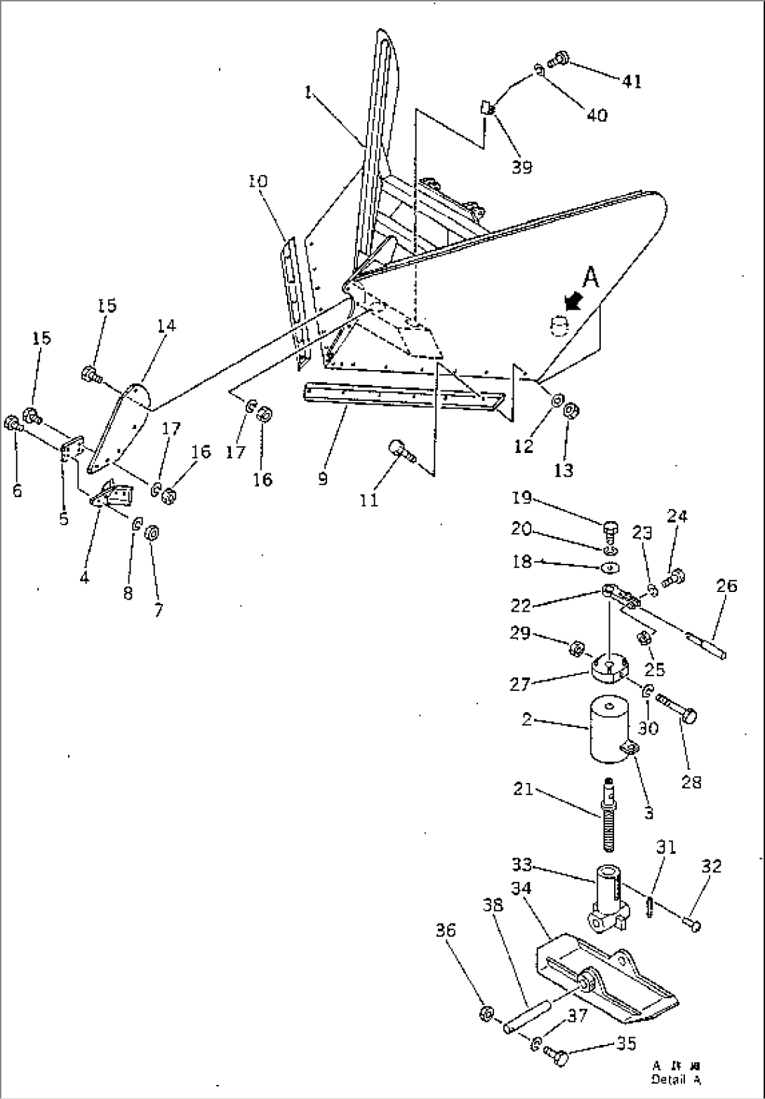 V-TYPE SNOW PLOW (1/2) (PLOW AND SLED)(#.-)