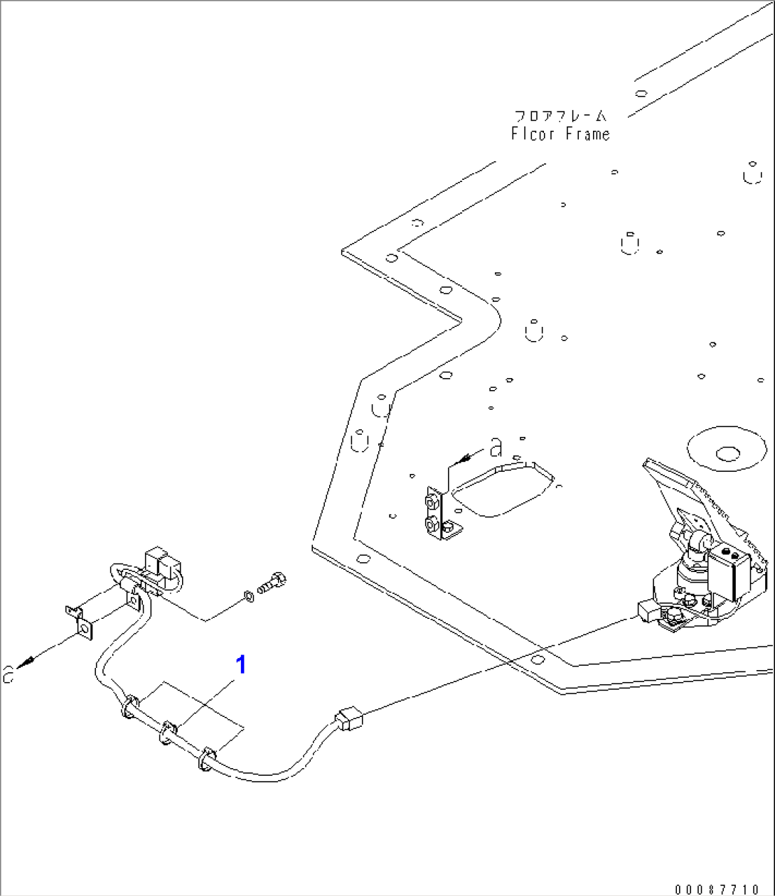 FLOOR SUB (BAND)(#55001-)