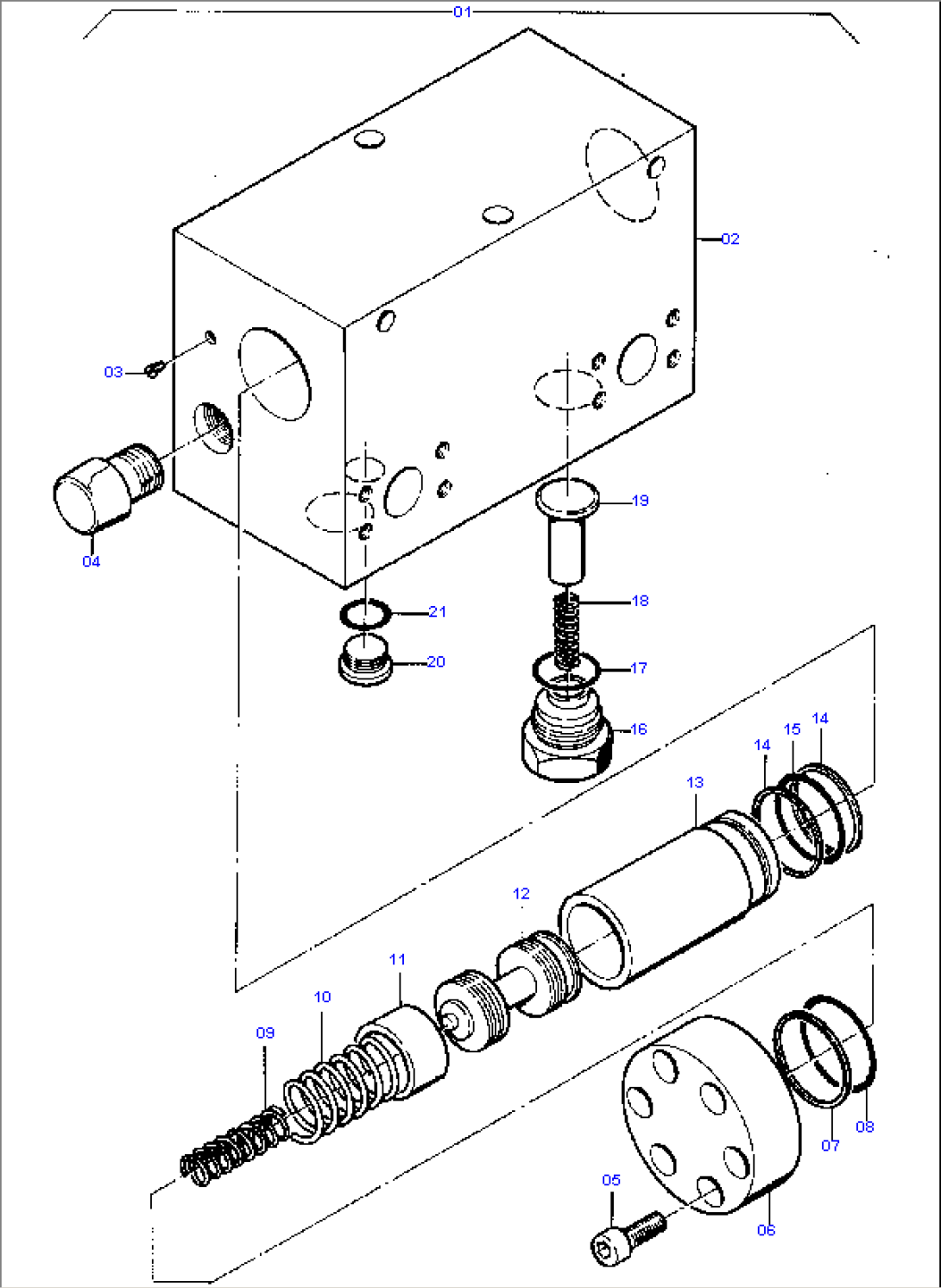 Travelling Gear Brake Valve