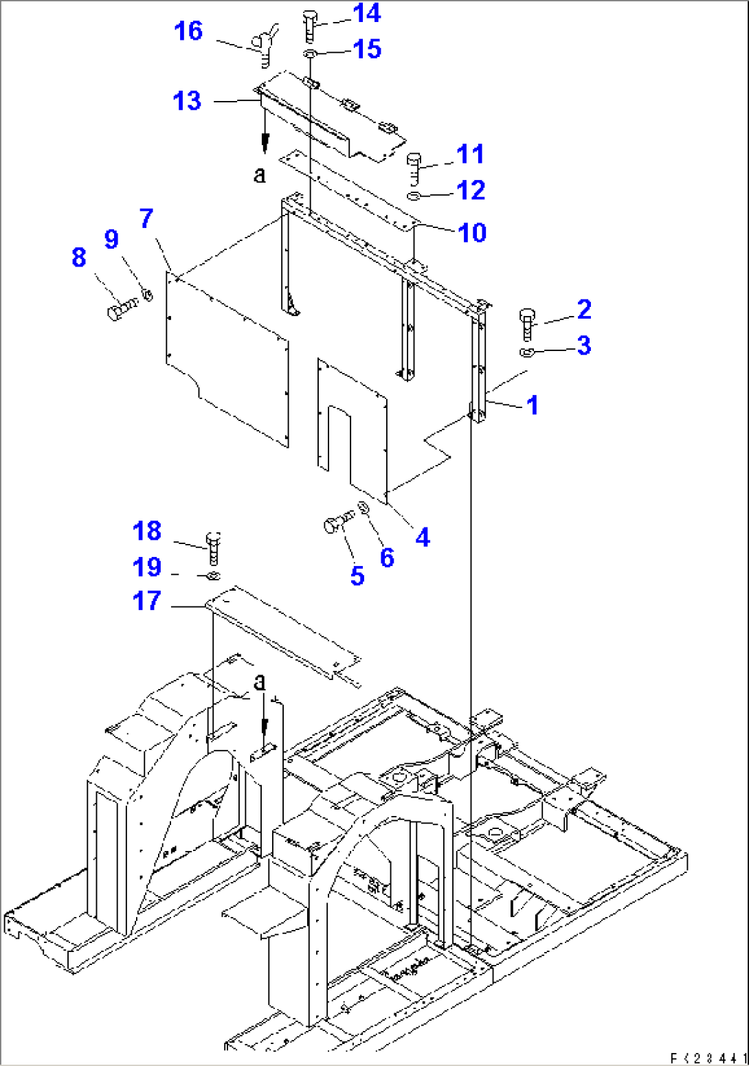 GUARD (12/16) (UPPER SIDE COVER)