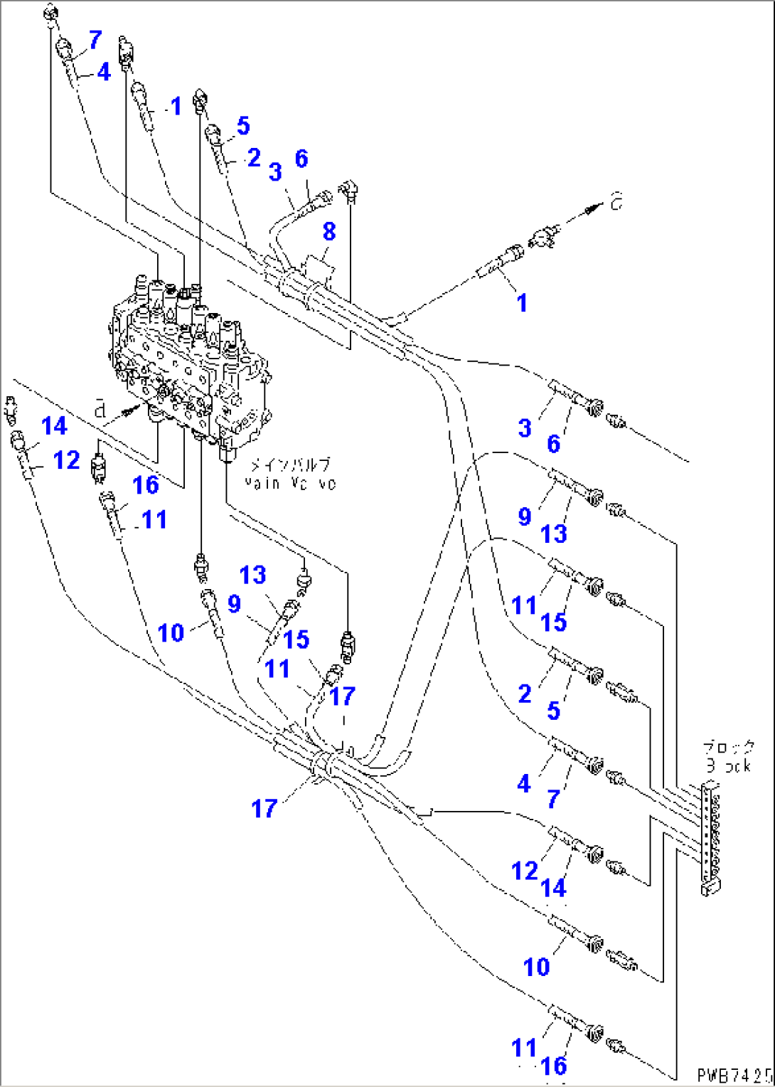 PPC MAIN LINE (VALVE PPC LINES)(#C10568-)