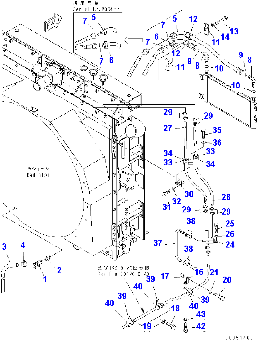 COOLANT LINE (3/3)(#8001-10270)