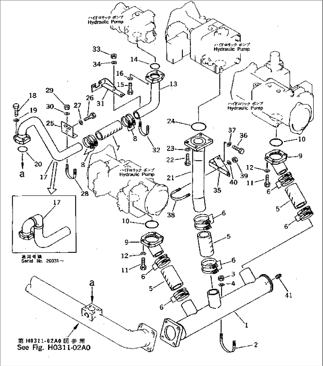 SUCTION PIPING (LEFT SIDE DECK)