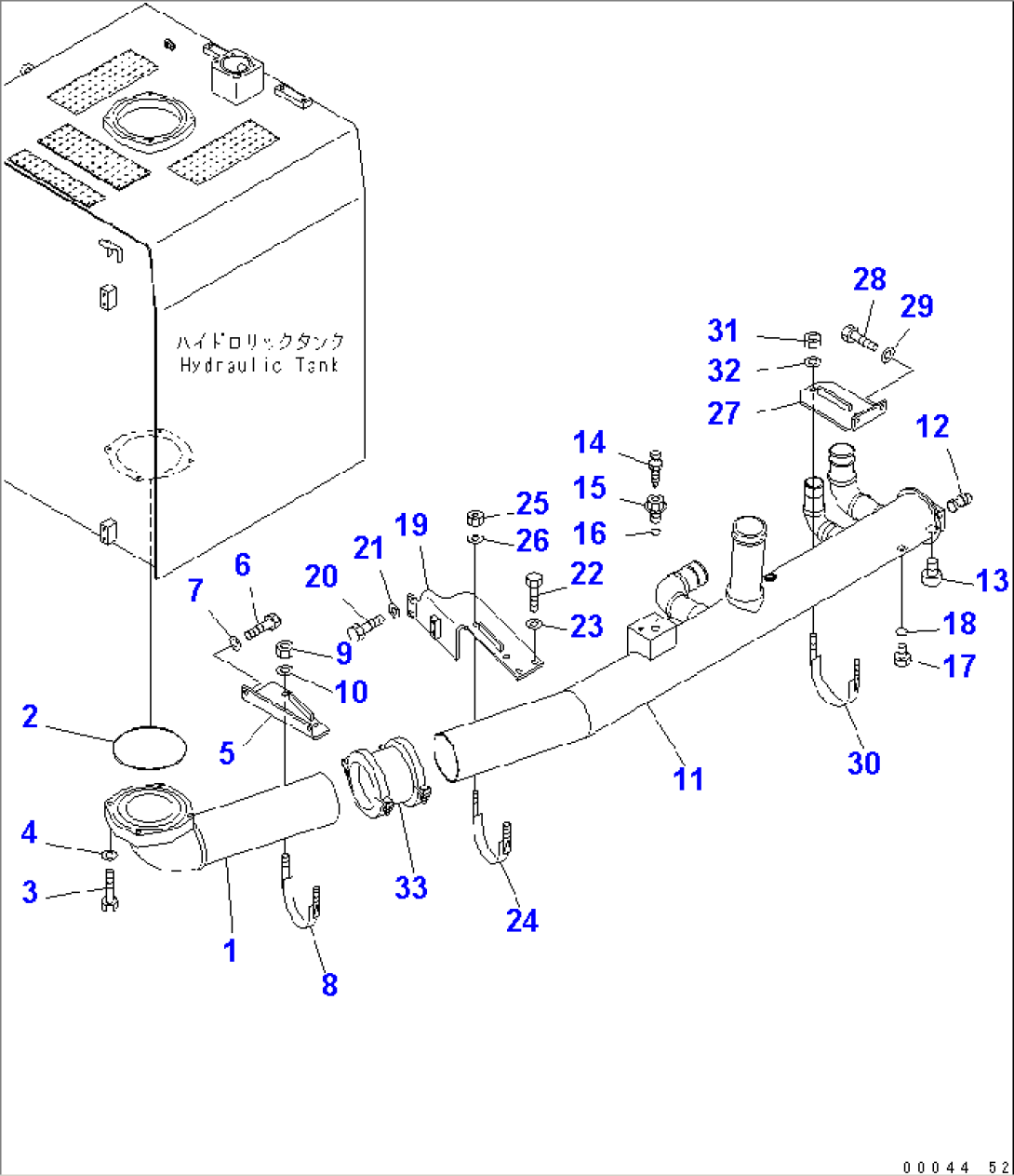 SUCTION LINE (TANK LINE)(#30001-30051)