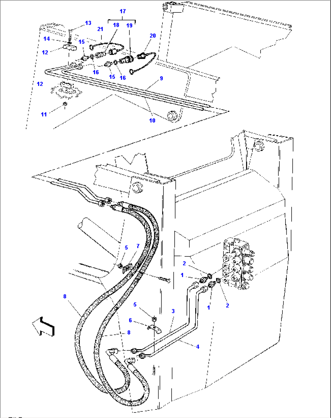 HYDRAULIC SYSTEM BOOM LOADER KIT