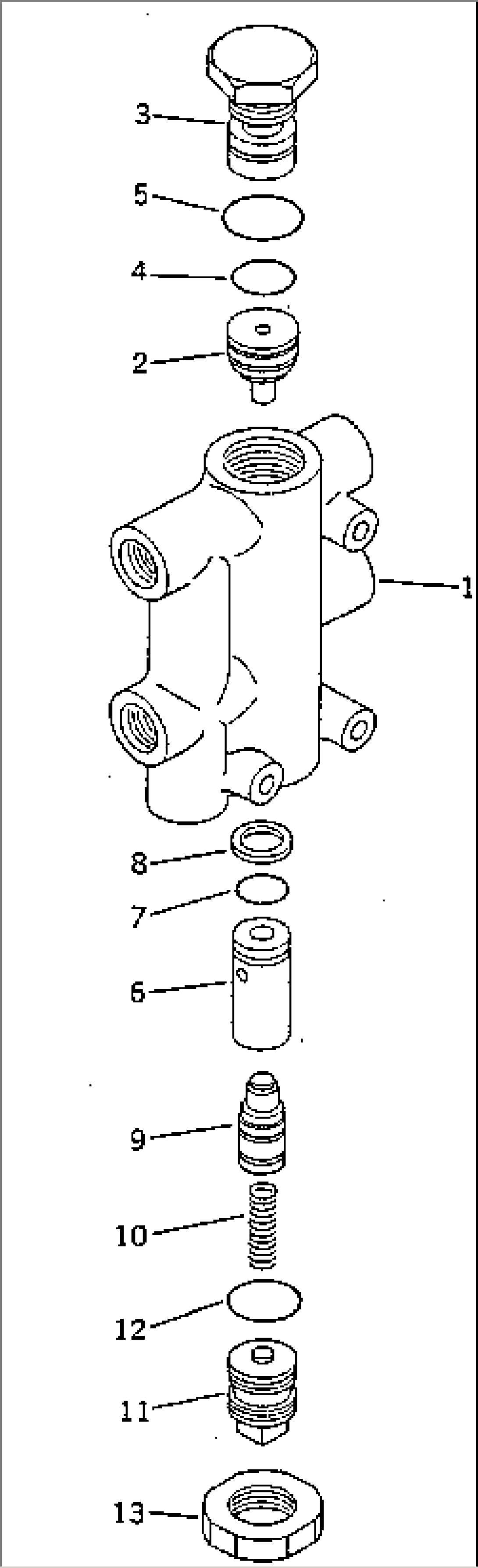 PILOT CHECK VALVE (FOR FRONT BLADE)