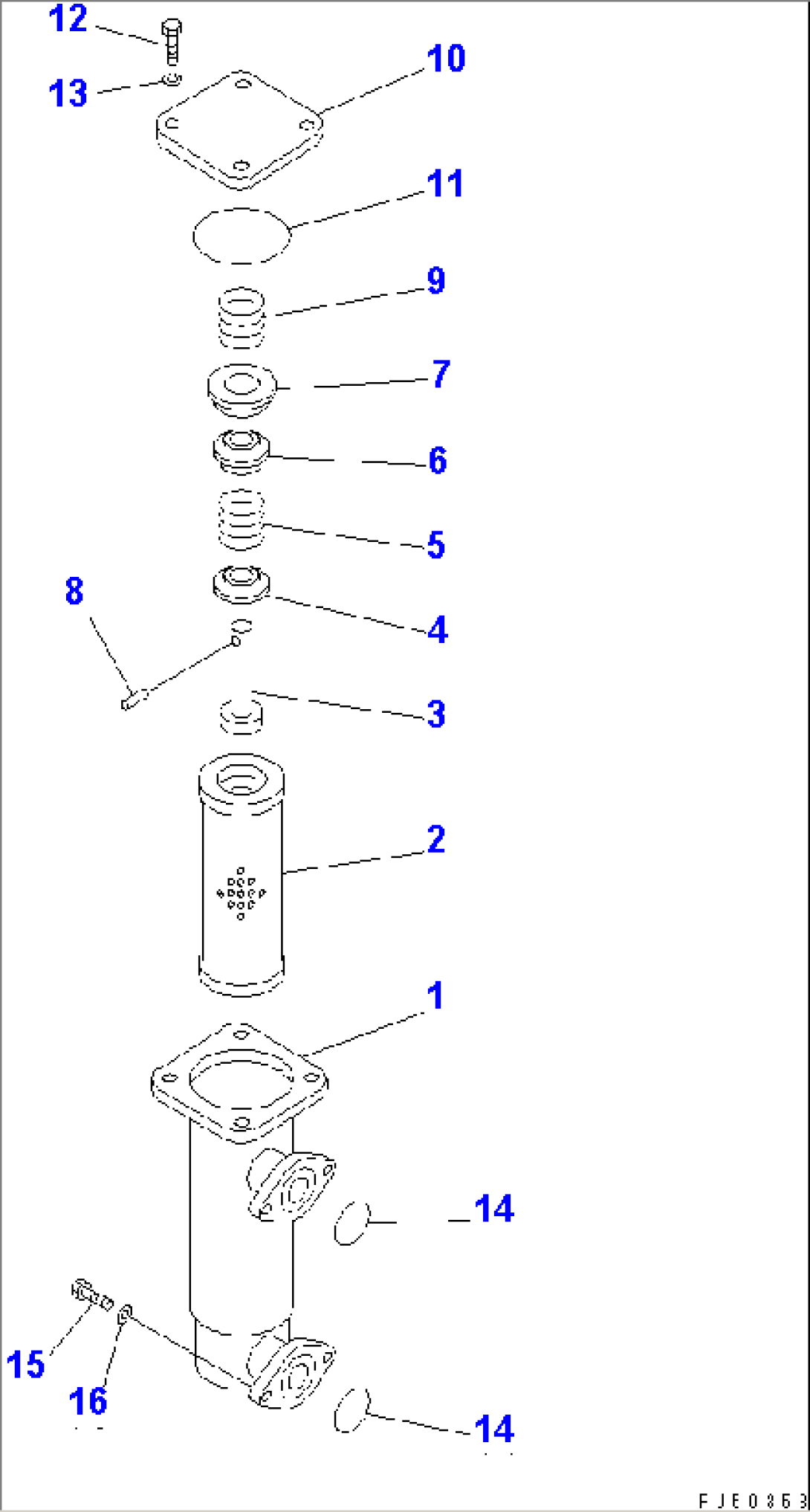 HYDRAULIC FILTER(#10001-10043)