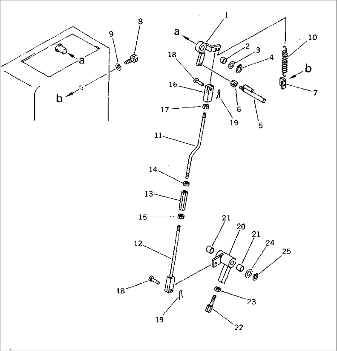 TRANSMISSION CONTROL LEVER (2/2)(#1416-3400)